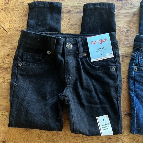 New! Girls 2pc Set Skinny Jeans - Picture 2 of 8